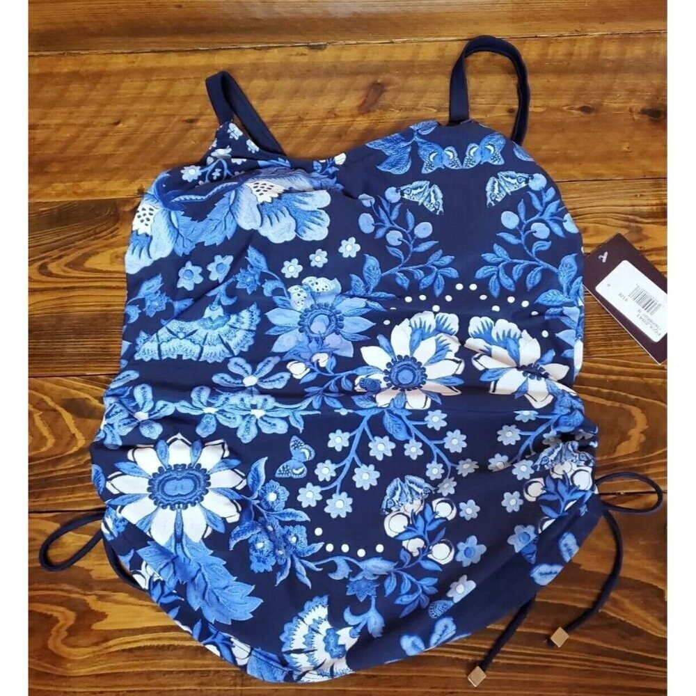 Gloria Vanderbilt Swimsuit Top New size 8